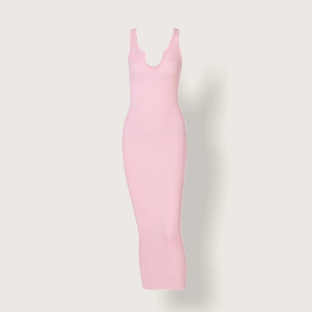 Pink “BASICS” Dress